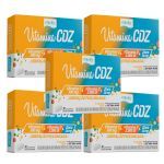 Kit 5X Vitamina CDZ - 30 Comprimidos - Equaliv