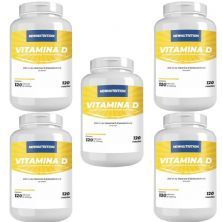 Kit 5X Vitamina D - 120 C�psulas - NewNutrition