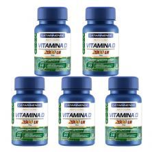 Kit 5X Vitamina D 2000UI - 30 C�psulas - Catarinense Nutri��o