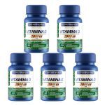 Kit 5X Vitamina D 2000UI - 30 C�psulas - Catarinense Nutri��o