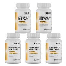 Kit 5X Vitamina D3 - 120 C�psulas - Dux Nutrition