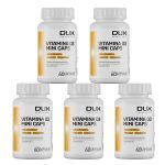 Kit 5X Vitamina D3 - 120 C�psulas - Dux Nutrition