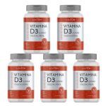 Kit 5X Vitamina D3 2.000UI - 60 Comprimidos - Lauton Nutrition