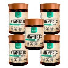 Kit 5X Vitamina D3 - 60 C�psulas - Nutrify