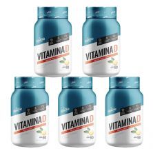 Kit 5X Vitamina d3 - 60 Capsulas - Shark Pro