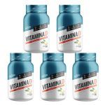 Kit 5X Vitamina d3 - 60 Capsulas - Shark Pro