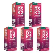 Kit 5X Vitamina D3 K2 - 20ml Sabor Neutro - Lauton Nutrition