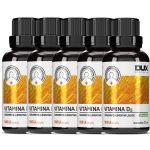 Kit 5X Vitamina D3 L�quida - 15ml Sabor Menta - Dux Nutrition