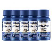 Kit 5X Vitamina E 400mg - 30 C�psulas - Catarinense Nutri��o