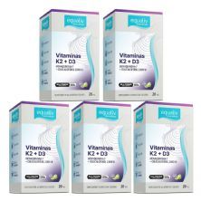 Kit 5X Vitamina K2 + D3 Gotas - 20ml Lim�o - Equaliv