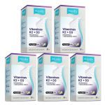 Kit 5X Vitamina K2 + D3 Gotas - 20ml Lim�o - Equaliv