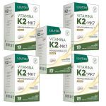 Kit 5X Vitamina K2-MK7 - 149mcg 60 C�psulas - Lauton