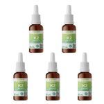 Kit 5X Vitamina K2 Ydrosolv - 30ml Gotas Sem Sabor - Yosen