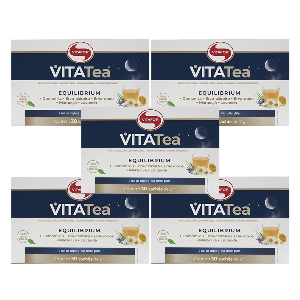 Kit 5X Vitatea Equilibrium - 30 sach�s 2g - Vitafor