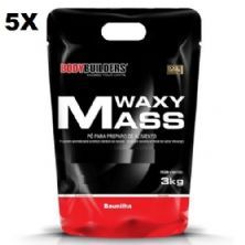 Kit 5X Waxy Mass - 3000g Refil Baunilha - BodyBuilders
