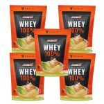 Kit 5X Whey 100% - 900g Refil Milho Verde - New Millen