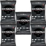 Kit 5X Whey 100% HD - 900g Refil Baunilha - Black Skull