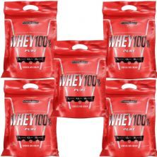 Kit 5X Whey 100% Pure - 1800g Refil Cookies and Cream - IntegralM�dica