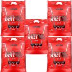 Kit 5X Whey 100% Pure - 907g Refil Coco - IntegralM�dica