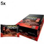 Kit 5X Whey Bar Crunch - 8 Unidades 70g Chocolate com Crispies - Probiotica