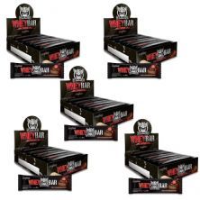 Kit 5X Whey Bar Darkness - 8 Unidades 90g Chocolate Amargo/Castanha - IntegralM�dica