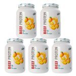 Kit 5X Whey Beef Protein - 900g Frutas Tropicais - Shark Pro
