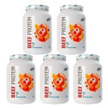 Kit 5X Whey Beef Protein - 900g Laranja com Acerola - Shark Pro