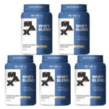 Kit 5X Whey Blend - 900g Baunilha - Max Titanium
