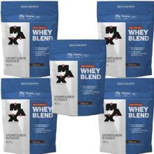 Kit 5X Whey Blend Nova F�rmula - 900g Refil Chocolate - Max Titanium