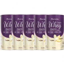 Kit 5X Whey Complete - 450g Baunilha - Sanavita
