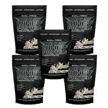 Kit 5X Whey Concentrate - Refil 900g Baunilha - Cell Force