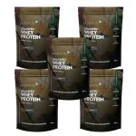 Kit 5X Whey Grassfed Nova Composi��o - 900g Vanilla - Puravida