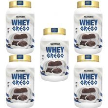 Kit 5X Whey Grego - 900g Brigadeiro - Nutrata