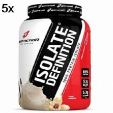 Kit 5X Whey Isolate Definition - 2000g Baunilha - BodyAction