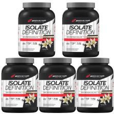 Kit 5X Whey Isolate Definition - 900g Baunilha - BodyAction