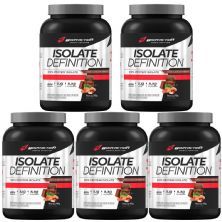 Kit 5X Whey Isolate Definition - 900g Chocolate com Amendoim - BodyAction