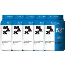 Kit 5X Whey Pro - 1000g Chocolate - Max Titanium
