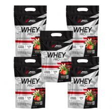 Kit 5X Whey Pro - 1000g Refil Baunilha - BodyAction