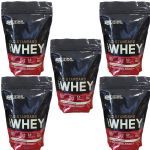 Kit 5X Whey Protein 100% Gold Standard - 454g Vanilla Ice Cream - Optimum Nutrition
