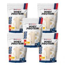 Kit 5X Whey Protein -  900g Refil Banana - Newnutrition