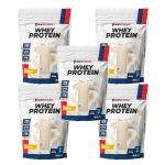 Kit 5X Whey Protein -  900g Refil Banana - Newnutrition
