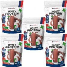 Kit 5X Whey Protein - 900g Refil Chocolate Com Menta - NewNutrition