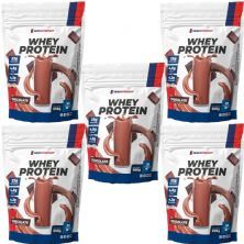 Kit 5X Whey Protein - 900g Refil Chocolate - NewNutrition