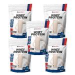 Kit 5X Whey Protein - 900g Refil Natural - NewNutrition
