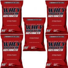 Kit 5X Whey Protein Advanced - 907g Refil Chocolate - Furious Nutrition