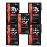 Kit 5X Whey Protein Concentrado - 1 Sach� 28g Chocolate - Dux Nutrition