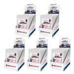 Kit 5X Whey Protein Concentrado - 10 Sach�s 30g Morango - NewNutrition