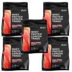 Kit 5X Whey Protein Concentrado - 1800g Refil Cappuccino - Dux Nutrition