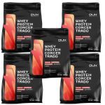 Kit 5X Whey Protein Concentrado - 1800g Refil Sem Sabor - Dux Nutrition