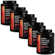 Kit 5X Whey Protein Concentrado - 450g Chocolate - Dux Nutrition